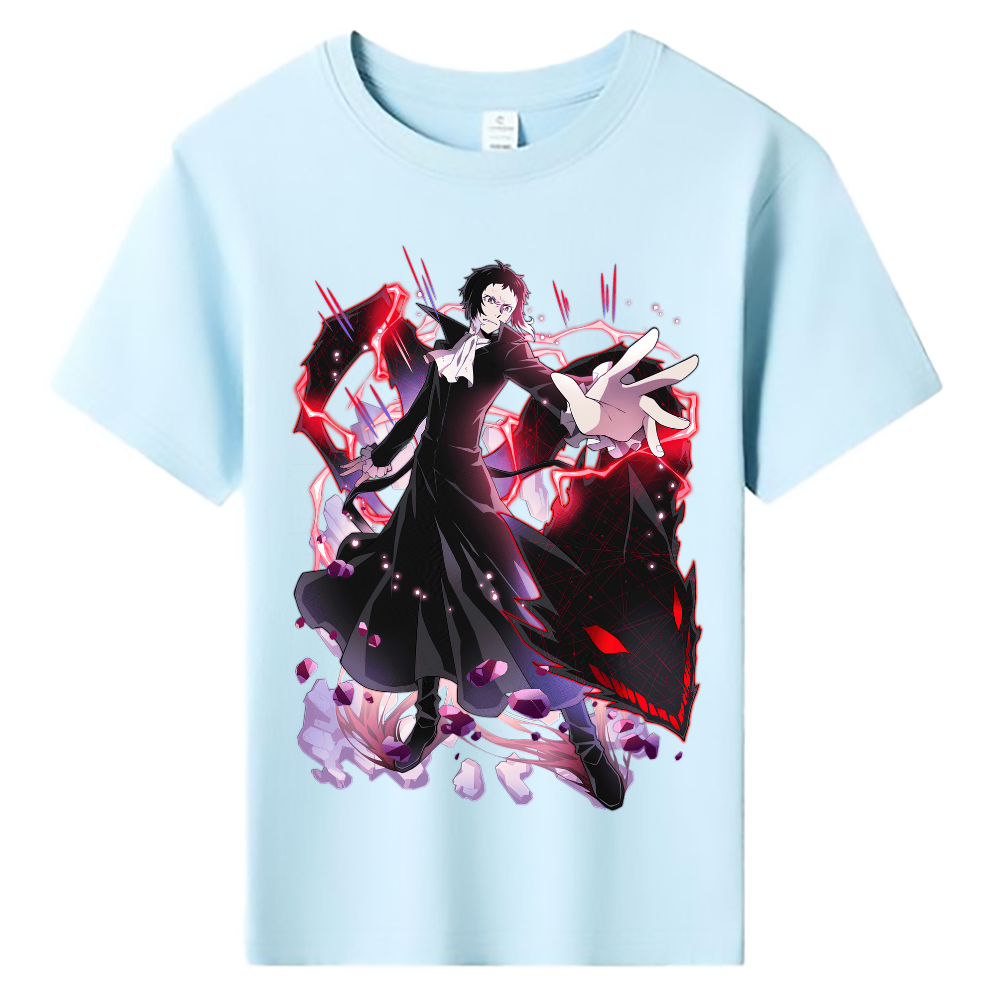 （画像用） 文豪ストレイドッグス Bungo Stray Dogs 綿100％キッズTシャツ（フロントプリント）